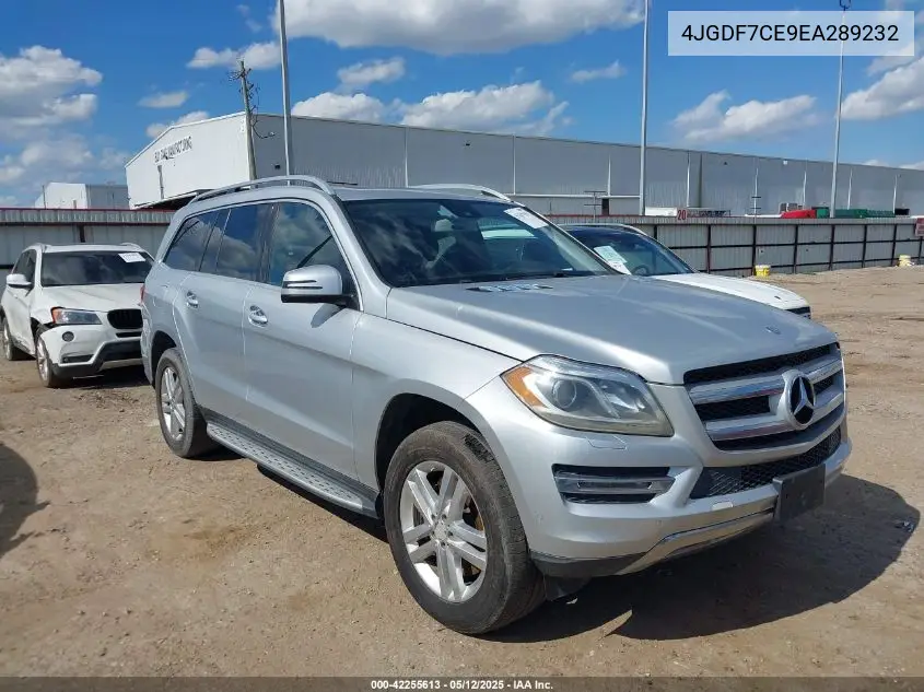 2014 Mercedes-Benz Gl 450 4Matic VIN: 4JGDF7CE9EA289232 Lot: 42255613