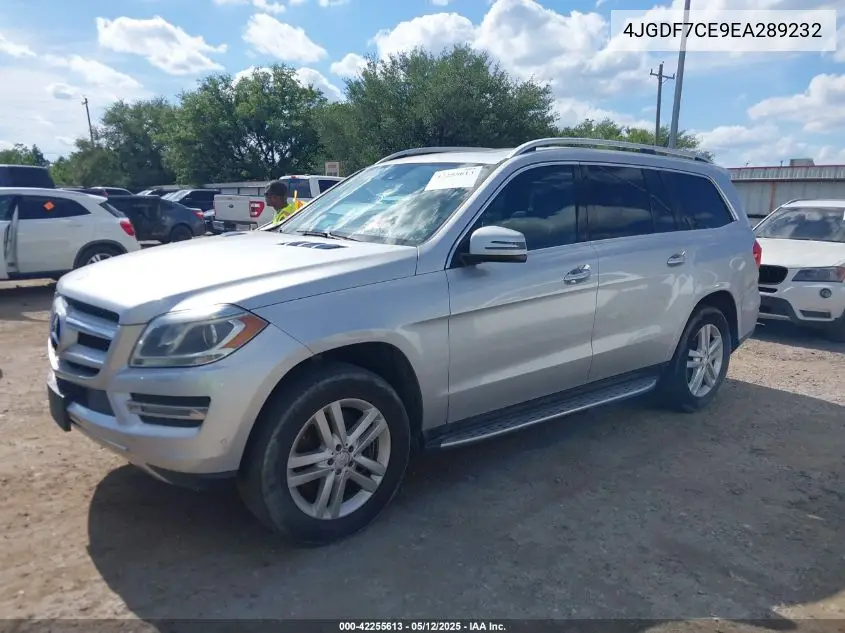 2014 Mercedes-Benz Gl 450 4Matic VIN: 4JGDF7CE9EA289232 Lot: 42255613