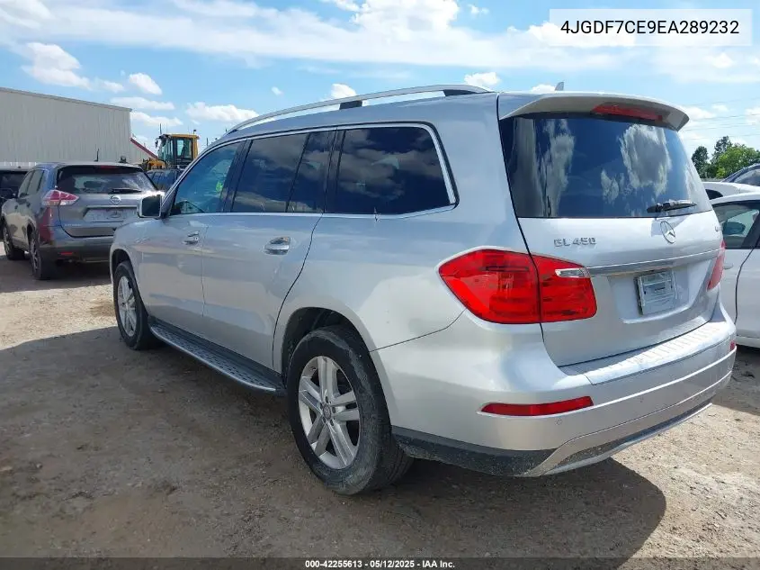 2014 Mercedes-Benz Gl 450 4Matic VIN: 4JGDF7CE9EA289232 Lot: 42255613