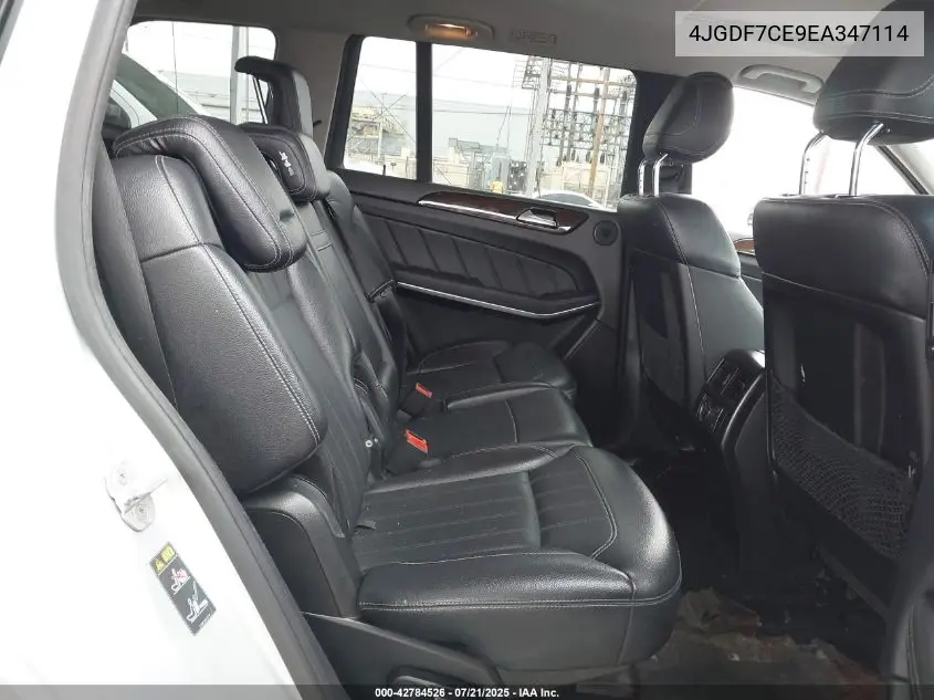 2014 Mercedes-Benz Gl 450 4Matic VIN: 4JGDF7CE9EA347114 Lot: 42784526