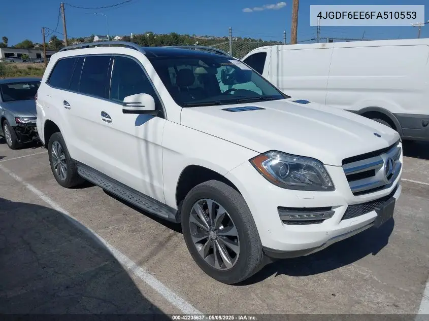 2015 Mercedes-Benz Gl 450 4Matic VIN: 4JGDF6EE6FA510553 Lot: 42235637