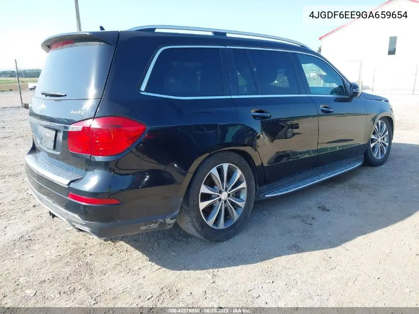 2016 Mercedes-Benz Gl 450 4Matic VIN: 4JGDF6EE9GA659654 Lot: 42576950