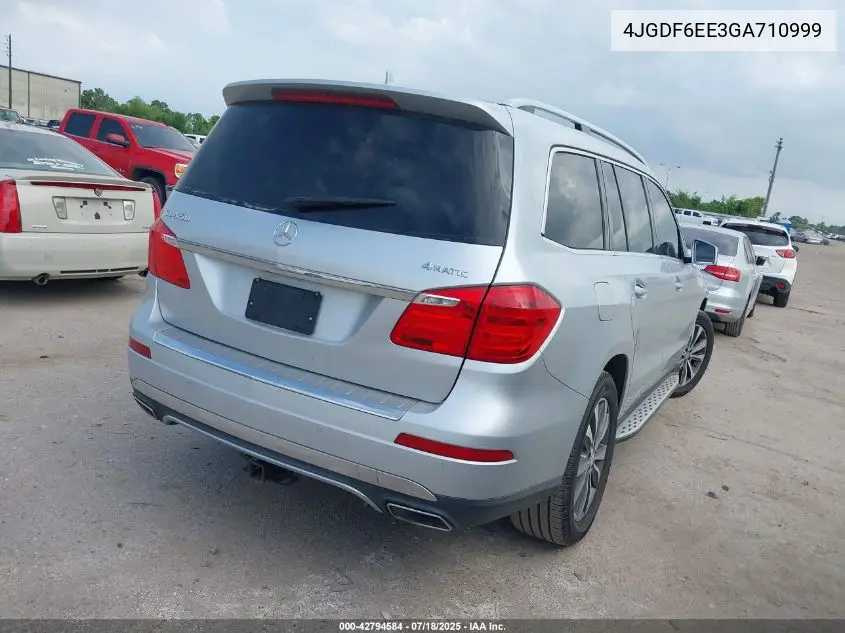 2016 Mercedes-Benz Gl 450 4Matic VIN: 4JGDF6EE3GA710999 Lot: 42794584
