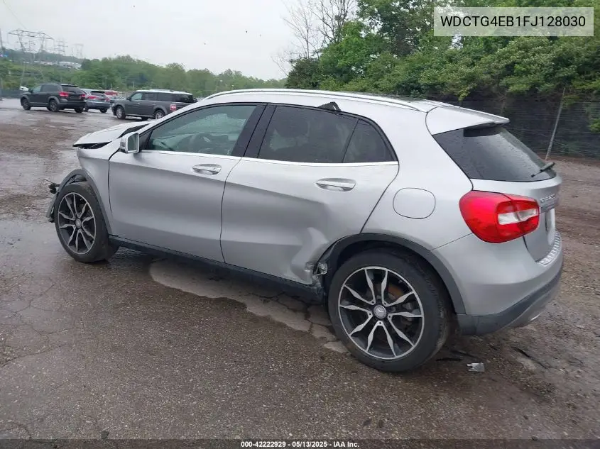 2015 Mercedes-Benz Gla 250 VIN: WDCTG4EB1FJ128030 Lot: 42222929