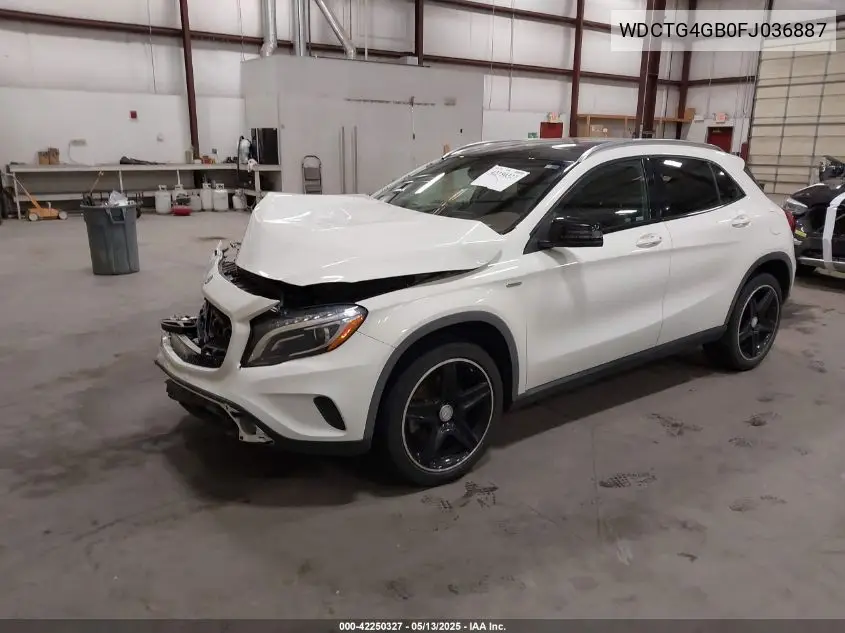 2015 Mercedes-Benz Gla 250 4Matic VIN: WDCTG4GB0FJ036887 Lot: 42250327