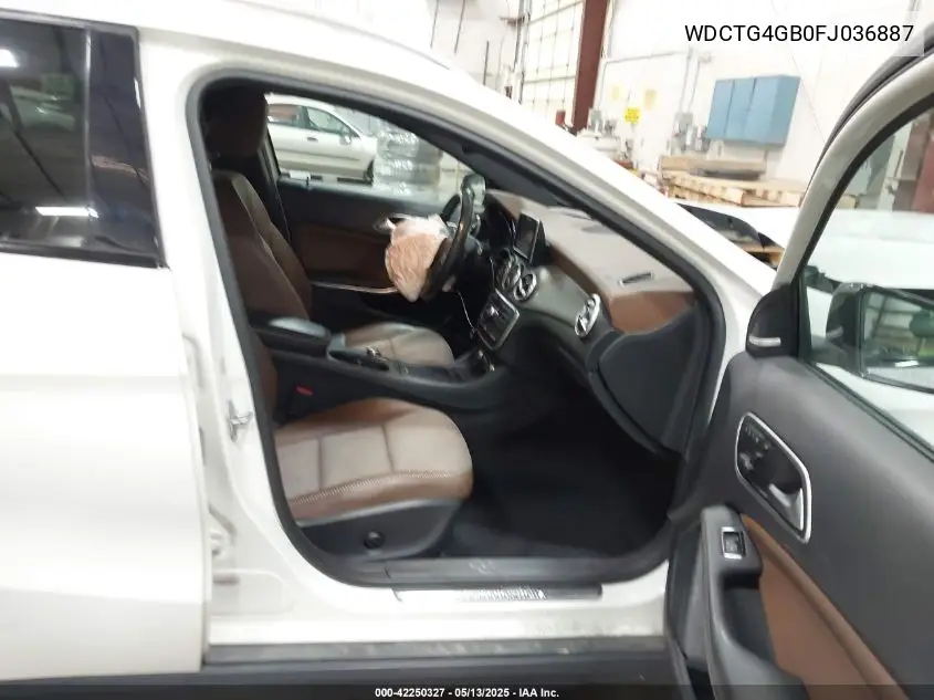 2015 Mercedes-Benz Gla 250 4Matic VIN: WDCTG4GB0FJ036887 Lot: 42250327