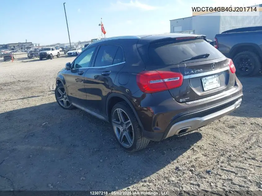 2016 Mercedes-Benz Gla 250 4Matic VIN: WDCTG4GB4GJ201714 Lot: 12307218