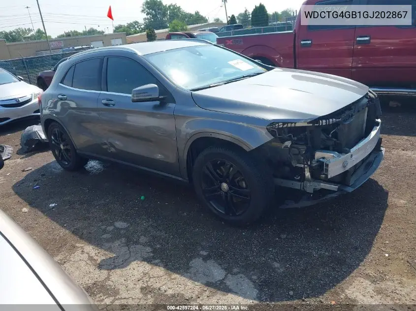 2016 Mercedes-Benz Gla 250 4Matic VIN: WDCTG4GB1GJ202867 Lot: 42597204
