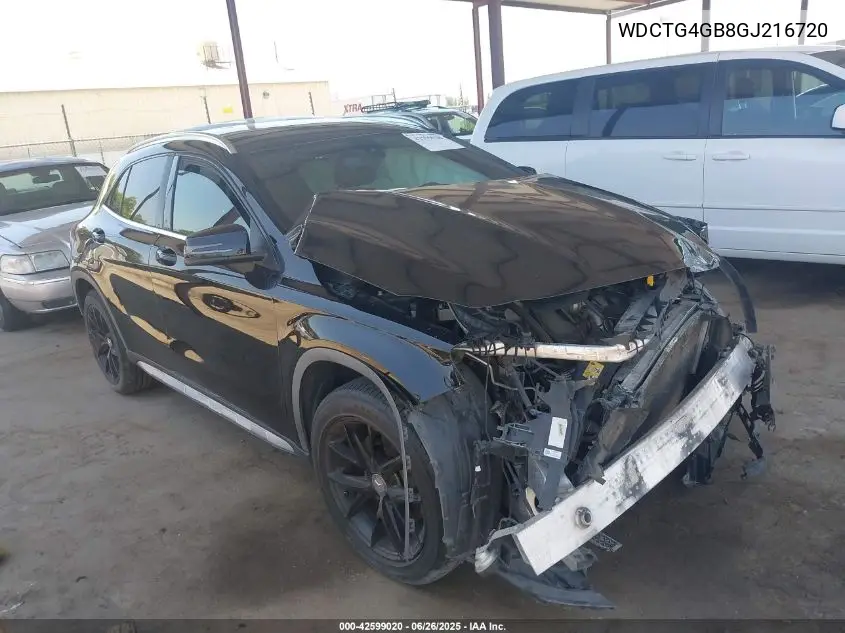 2016 Mercedes-Benz Gla 4Matic VIN: WDCTG4GB8GJ216720 Lot: 42599020