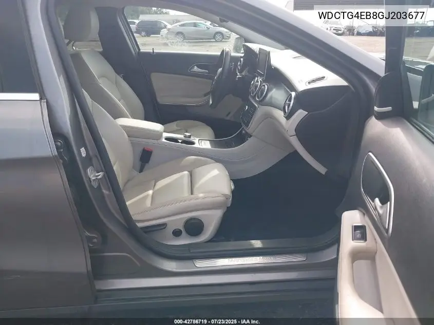 2016 Mercedes-Benz Gla 250 VIN: WDCTG4EB8GJ203677 Lot: 42786719