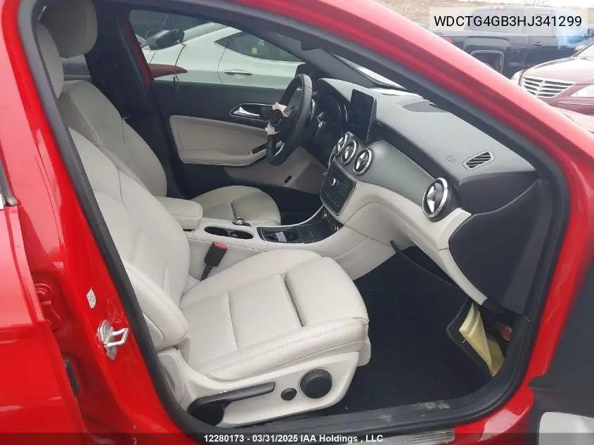 2017 Mercedes-Benz Gla 250 4Matic VIN: WDCTG4GB3HJ341299 Lot: 12280173