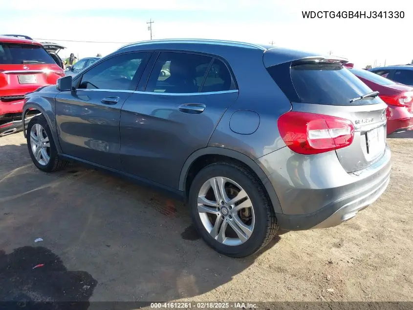 2017 Mercedes-Benz Gla 250 4Matic VIN: WDCTG4GB4HJ341330 Lot: 41612261