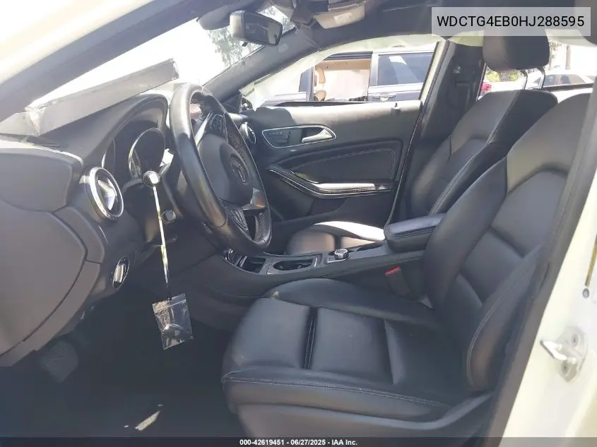 2017 Mercedes-Benz Gla 250 VIN: WDCTG4EB0HJ288595 Lot: 42619451
