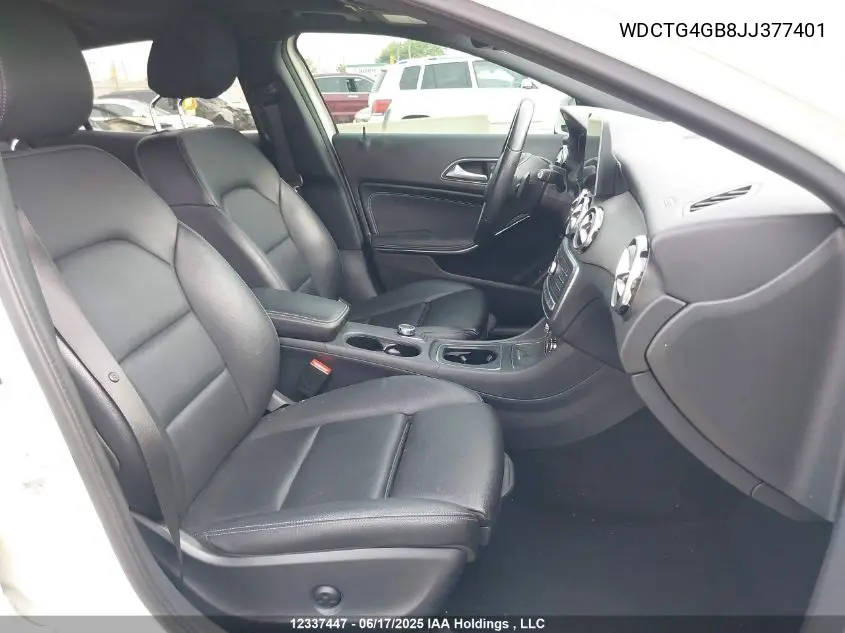 2018 Mercedes-Benz Gla 250 4Matic VIN: WDCTG4GB8JJ377401 Lot: 12337447