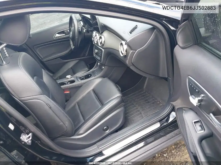 2018 Mercedes-Benz Gla 250 VIN: WDCTG4EB6JJ502883 Lot: 42252009