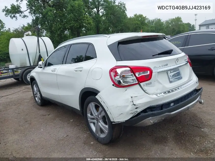 2018 Mercedes-Benz Gla 250 4Matic VIN: WDCTG4GB9JJ423169 Lot: 42462560