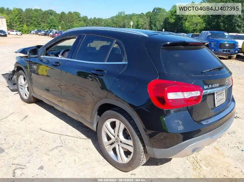 2018 Mercedes-Benz Gla 250 4Matic VIN: WDCTG4GB4JJ407395 Lot: 42530423