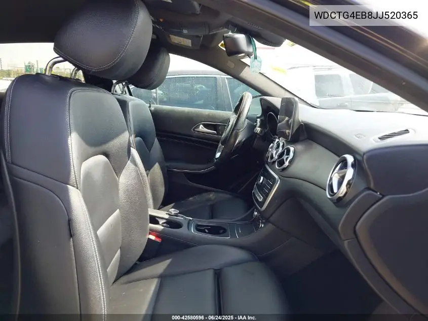 2018 Mercedes-Benz Gla 250 VIN: WDCTG4EB8JJ520365 Lot: 42580596