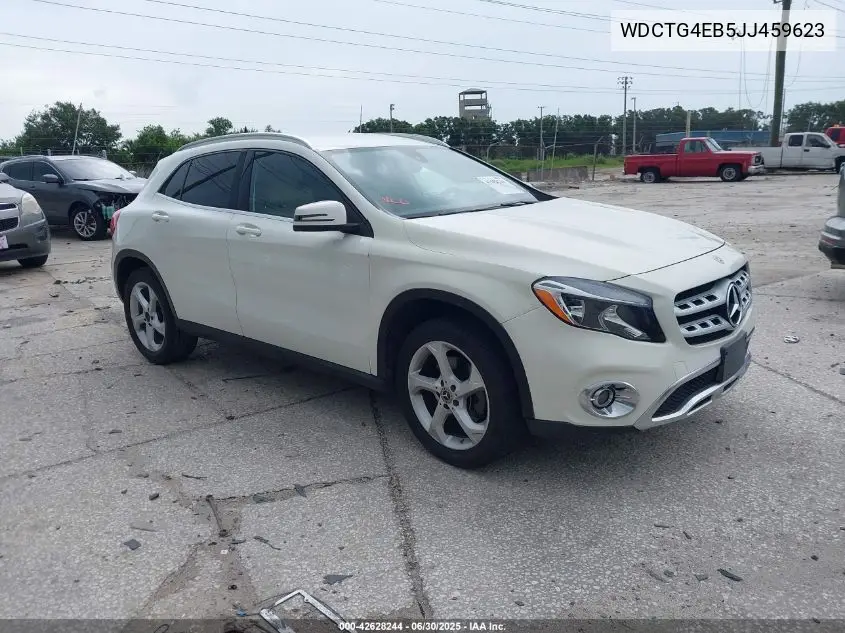 2018 Mercedes-Benz Gla 250 VIN: WDCTG4EB5JJ459623 Lot: 42628244