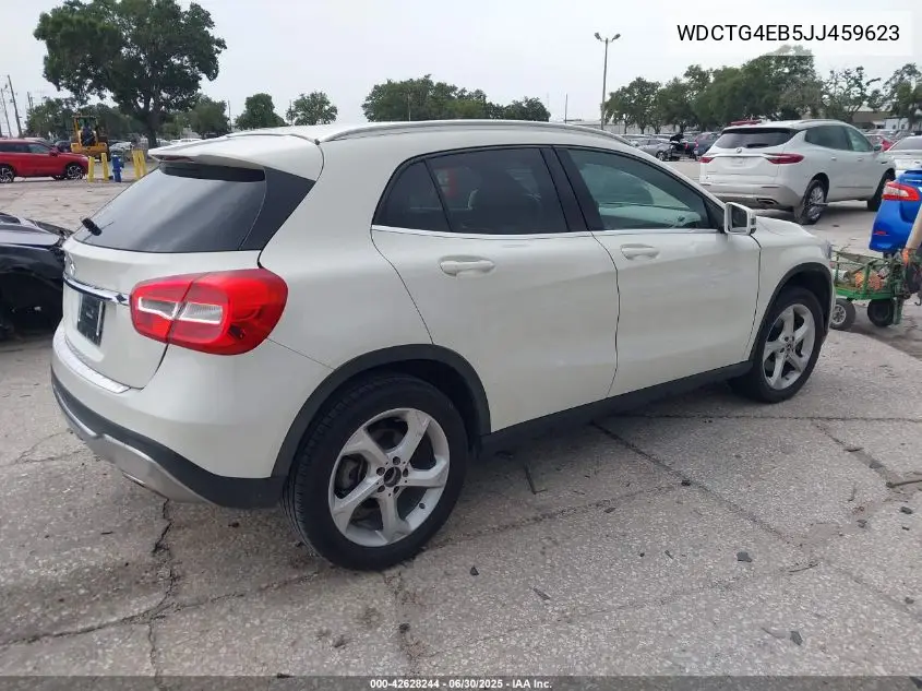 2018 Mercedes-Benz Gla 250 VIN: WDCTG4EB5JJ459623 Lot: 42628244