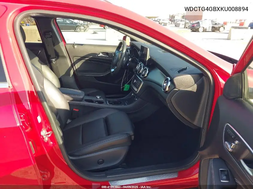 2019 Mercedes-Benz Gla 250 4Matic VIN: WDCTG4GBXKU008894 Lot: 41993983