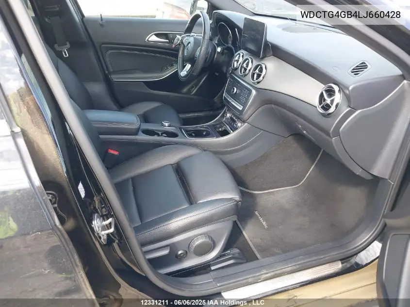 2020 Mercedes-Benz Gla 250 4Matic VIN: WDCTG4GB4LJ660428 Lot: 12331211