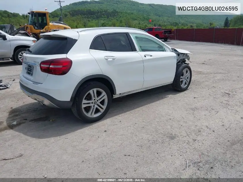 2020 Mercedes-Benz Gla 250 4Matic VIN: WDCTG4GB0LU026595 Lot: 42199501