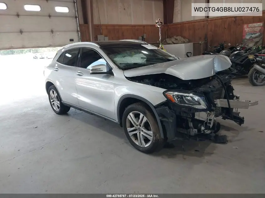 2020 Mercedes-Benz Gla 250 4Matic VIN: WDCTG4GB8LU027476 Lot: 42785787