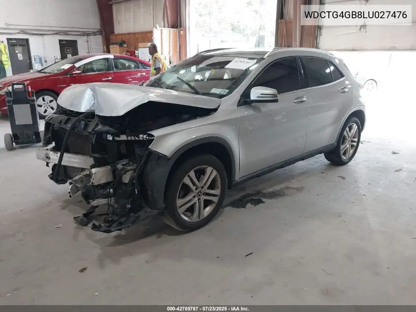 2020 Mercedes-Benz Gla 250 4Matic VIN: WDCTG4GB8LU027476 Lot: 42785787