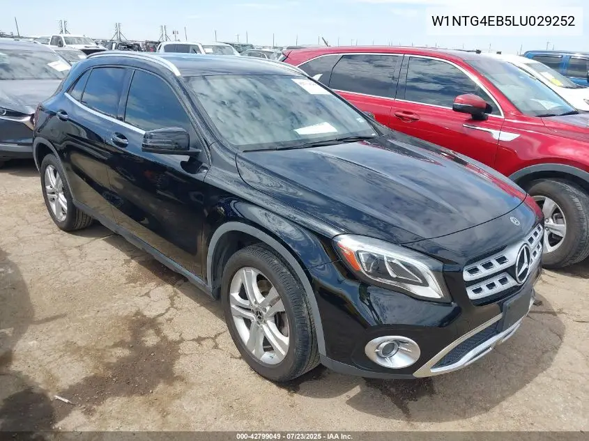 2020 Mercedes-Benz Gla 250 VIN: W1NTG4EB5LU029252 Lot: 42799049