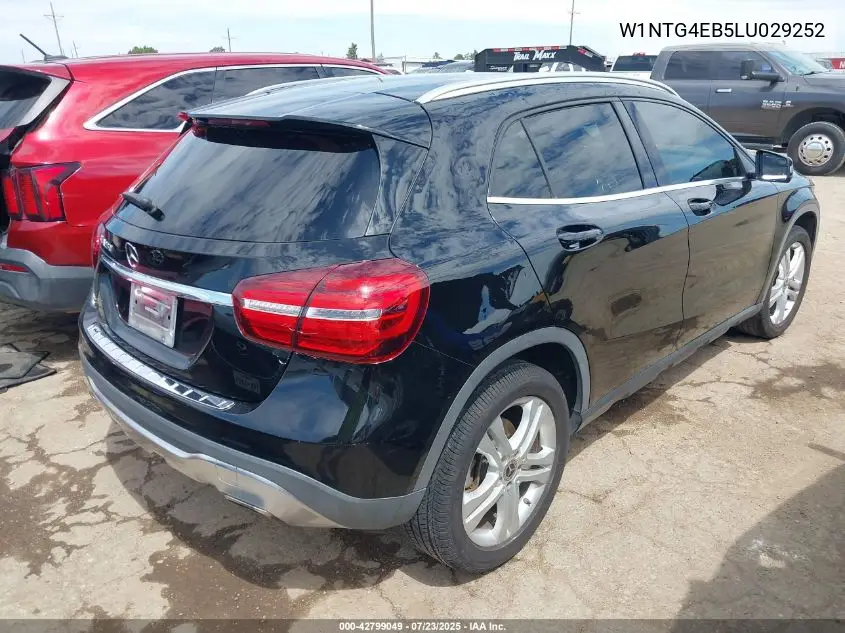 2020 Mercedes-Benz Gla 250 VIN: W1NTG4EB5LU029252 Lot: 42799049