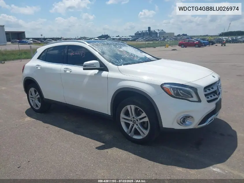 2020 Mercedes-Benz Gla 250 4Matic VIN: WDCTG4GB8LU026974 Lot: 42811183