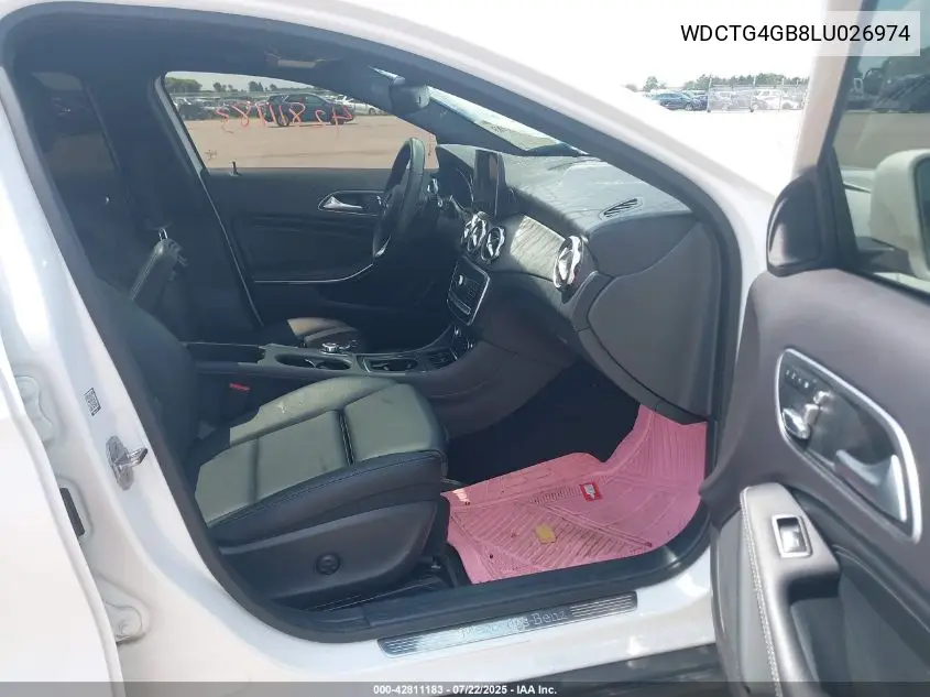 2020 Mercedes-Benz Gla 250 4Matic VIN: WDCTG4GB8LU026974 Lot: 42811183