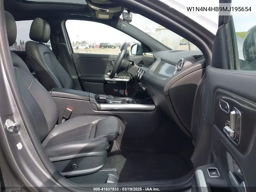 2021 Mercedes-Benz Gla 250 4Matic VIN: W1N4N4HB9MJ195654 Lot: 41837533