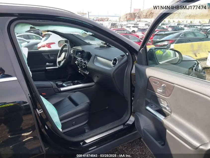 2021 Mercedes-Benz Gla 250 4Matic VIN: W1N4N4HB5MJ177474 Lot: 41874543