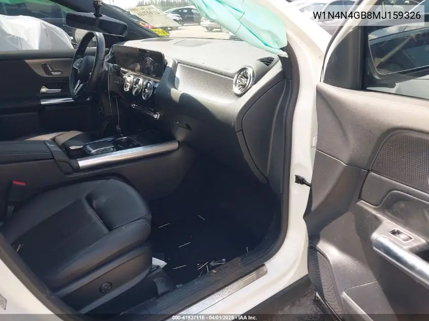 2021 Mercedes-Benz Gla 250 VIN: W1N4N4GB8MJ159326 Lot: 41937116