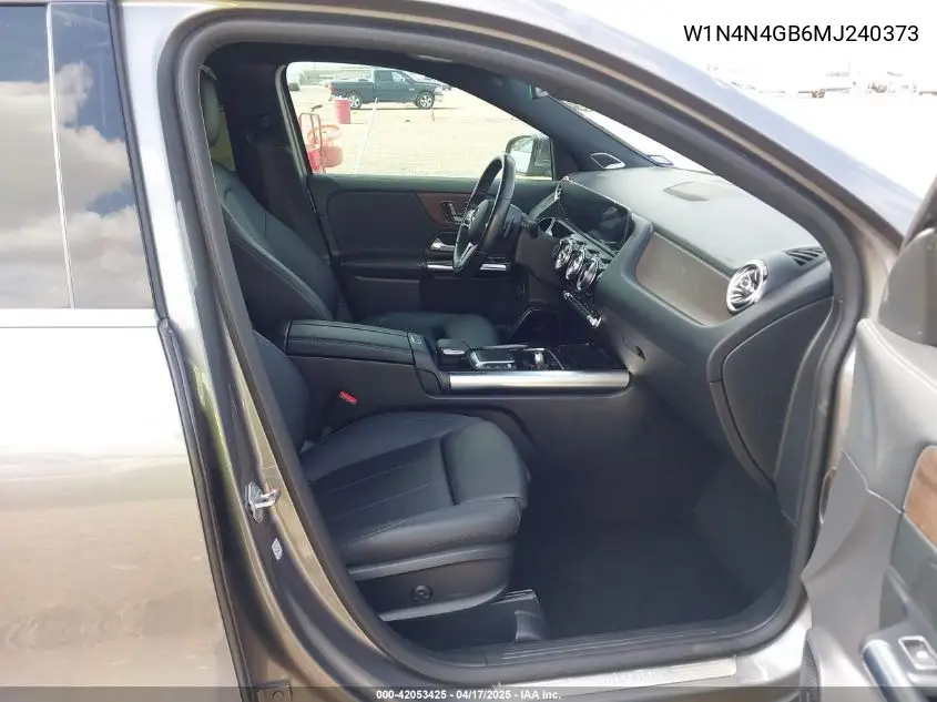 2021 Mercedes-Benz Gla 250 VIN: W1N4N4GB6MJ240373 Lot: 42053425