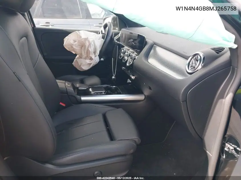 2021 Mercedes-Benz Gla VIN: W1N4N4GB8MJ265758 Lot: 42242940
