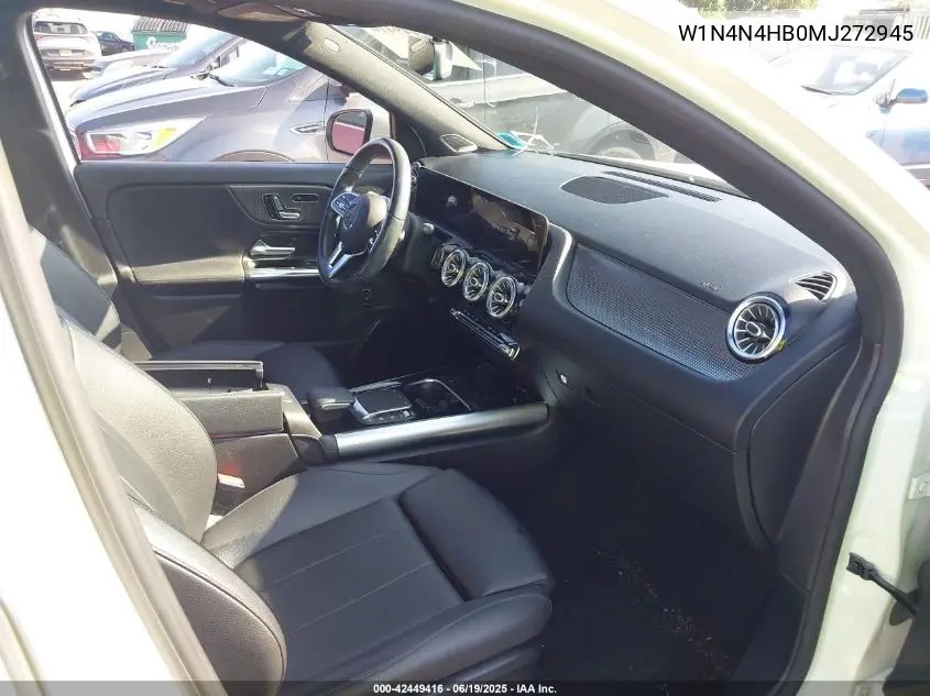 2021 Mercedes-Benz Gla 250 4Matic VIN: W1N4N4HB0MJ272945 Lot: 42449416