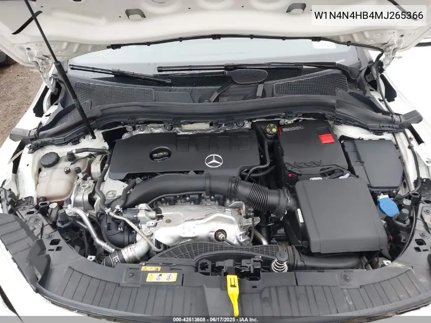 2021 Mercedes-Benz Gla 250 4Matic VIN: W1N4N4HB4MJ265366 Lot: 42513608