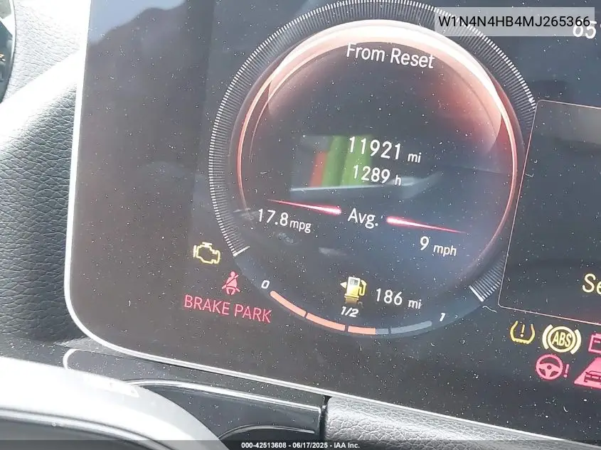 2021 Mercedes-Benz Gla 250 4Matic VIN: W1N4N4HB4MJ265366 Lot: 42513608