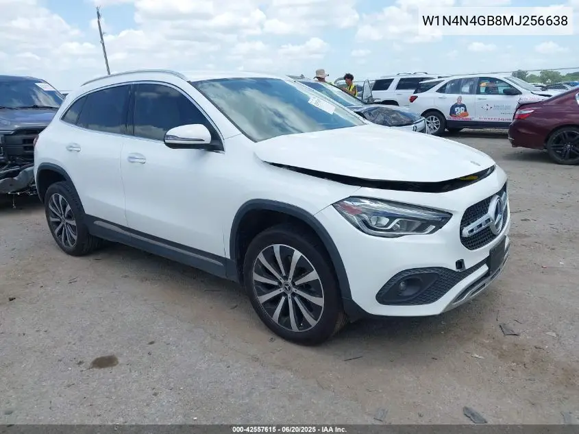 2021 Mercedes-Benz Gla 250 VIN: W1N4N4GB8MJ256638 Lot: 42557615