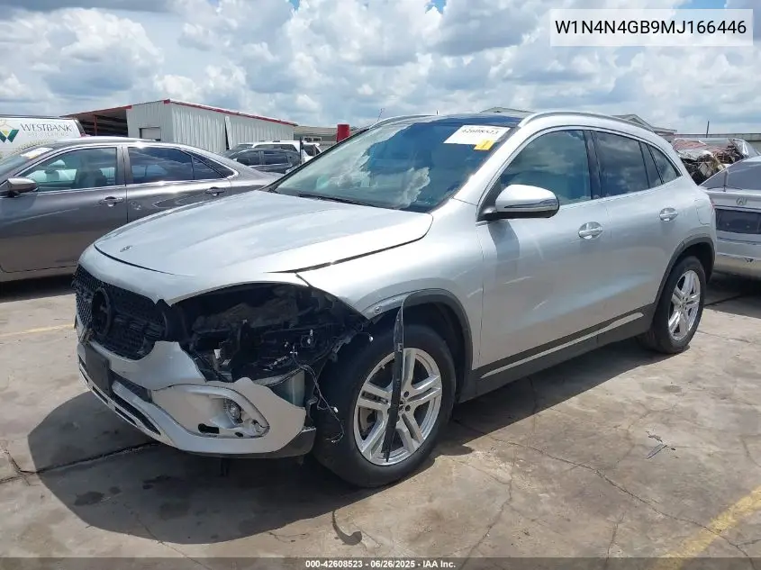 2021 Mercedes-Benz Gla 250 VIN: W1N4N4GB9MJ166446 Lot: 42608523