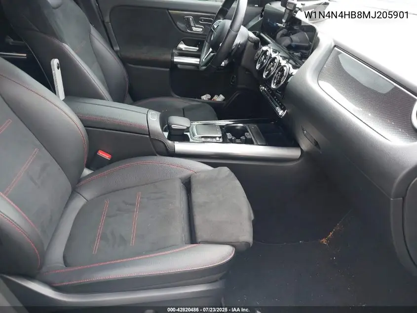 2021 Mercedes-Benz Gla 250 4Matic VIN: W1N4N4HB8MJ205901 Lot: 42820486