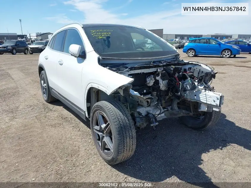 2022 Mercedes-Benz Gla 250 4Matic VIN: W1N4N4HB3NJ367842 Lot: 30062102