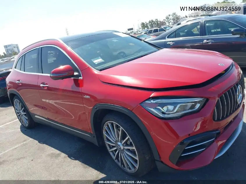 w1n4n5db8nj324559 W1N4N5DB8NJ324559 2022 Mercedes-Benz Amg Gla 45 4Matic