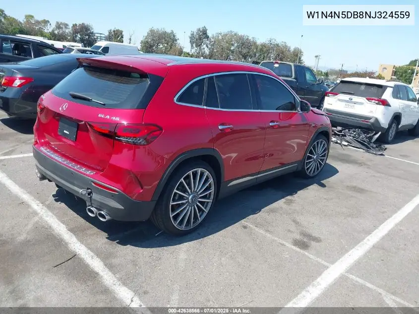 w1n4n5db8nj324559 W1N4N5DB8NJ324559 2022 Mercedes-Benz Amg Gla 45 4Matic