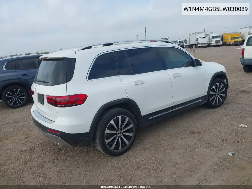 2020 Mercedes-Benz Glb 250 VIN: W1N4M4GB5LW030089 Lot: 41952521