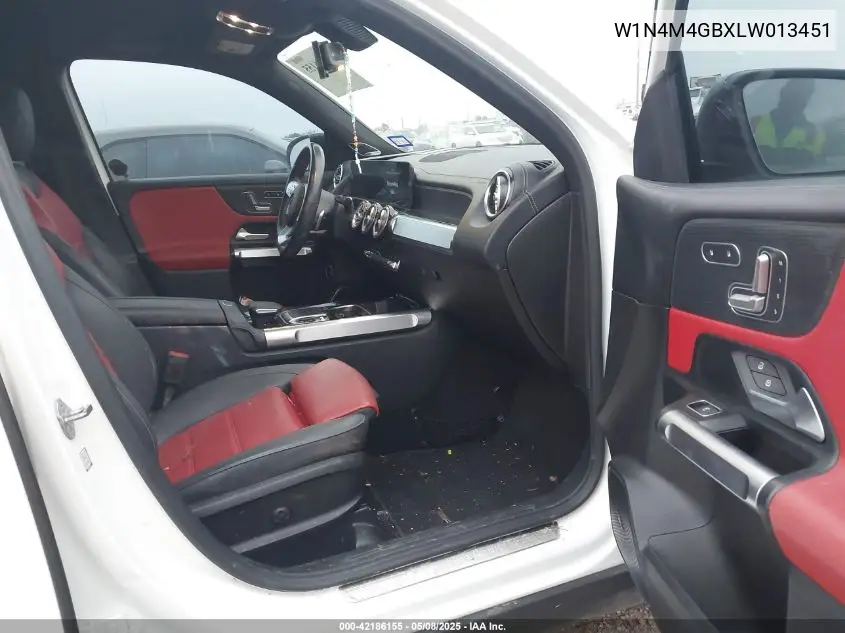 2020 Mercedes-Benz Glb 250 VIN: W1N4M4GBXLW013451 Lot: 42186155