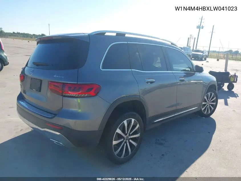 2020 Mercedes-Benz Glb 250 4Matic VIN: W1N4M4HBXLW041023 Lot: 42229826